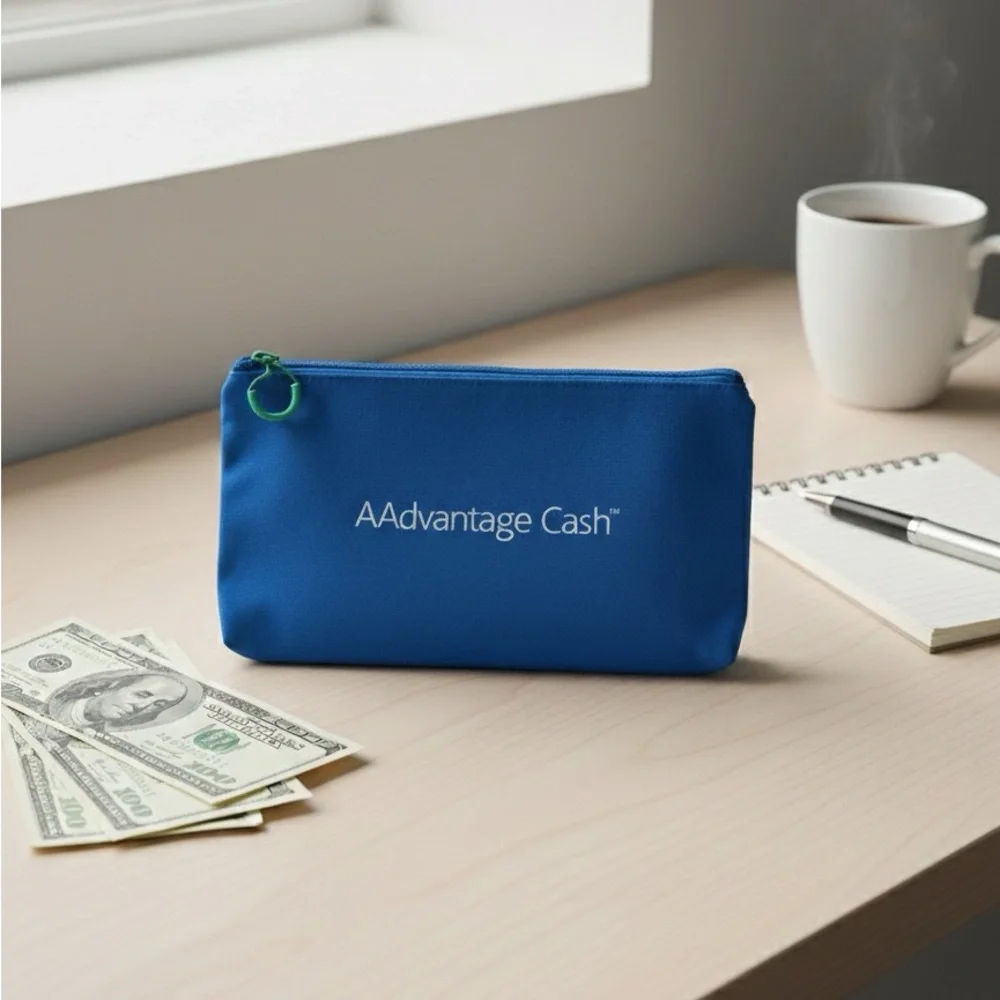 American Airlines AAdvantage Cash Barclays Credit Card Pouch Portfolio Bag